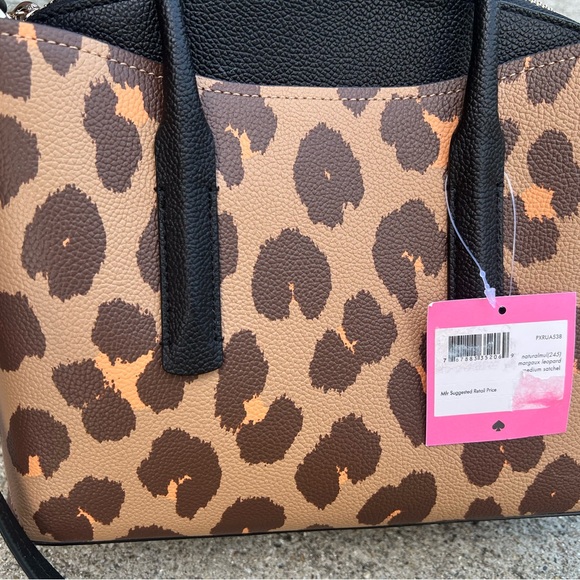Kate Spade Margaux leopard medium satchel - Picture 7 of 8